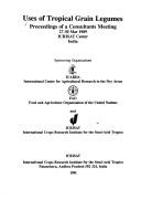 Cover for Uses of tropical grain legumes