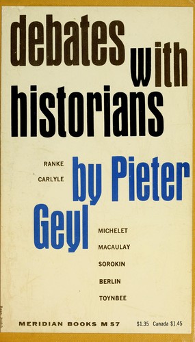 Cover for Debates with historians.