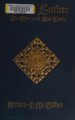 Cover for Martin Luther