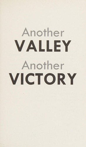 Cover for Another valley, another victory