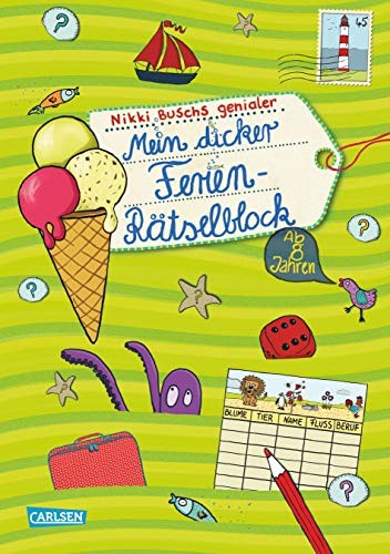 Cover for Mein dicker Ferien-Rätselblock 04