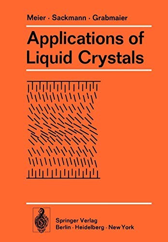 Cover for Applications of Liquid Crystals