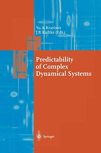 Cover for Predictability of Complex Dynamical Systems