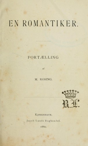 Cover for En romantiker