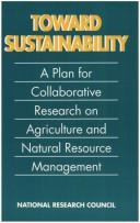 Cover for Toward Sustainability