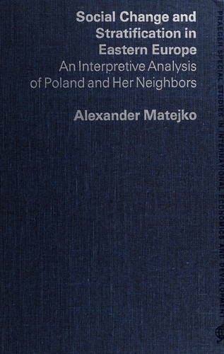 Cover for Social change and stratification in Eastern Europe