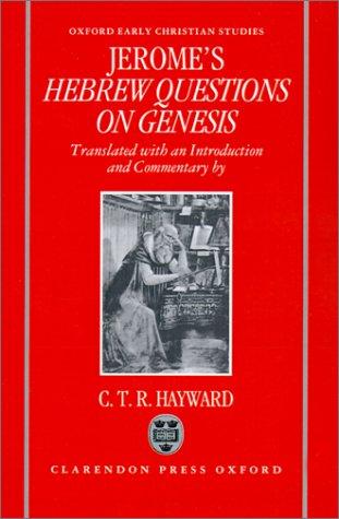 Cover for Saint Jerome's Hebrew questions on Genesis