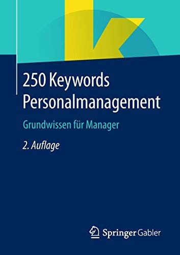 Cover for 250 Keywords Personalmanagement