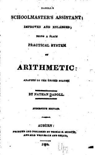 Cover for Daboll's Schoolmaster's Assistant: Improved and Enlarged; Being a Plain Practical System of ...
