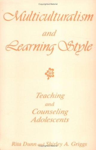 Cover for Multiculturalism and Learning Style