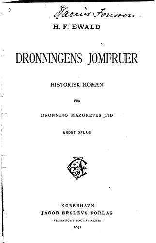 Cover for Dronningens jonfruer