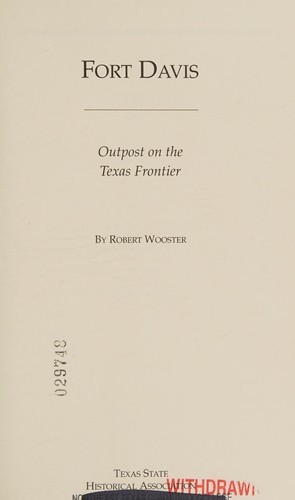 Cover for Fort Davis