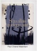 Cover for Si Tu Allais Quelque Part (Poetry, 8)