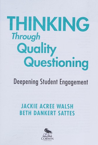Cover for Thinking through quality questioning