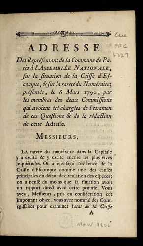 Cover for Adresse