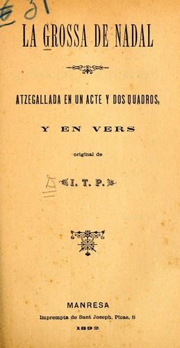 Cover for La grossa de Nadal