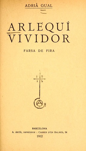 Cover for Arlequí vividor