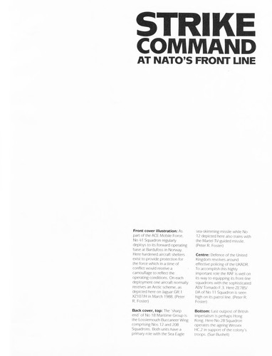 Cover for Strike Command at Nato's front line