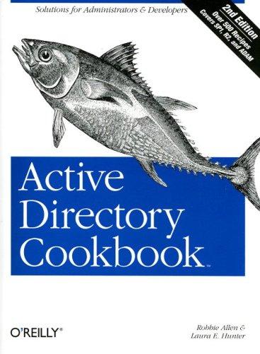 Cover for Active Directory Cookbook