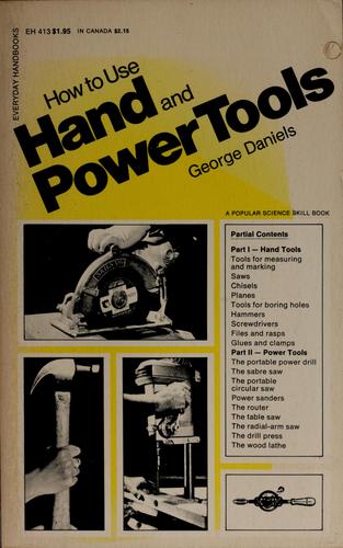 Cover for How to use hand and power tools