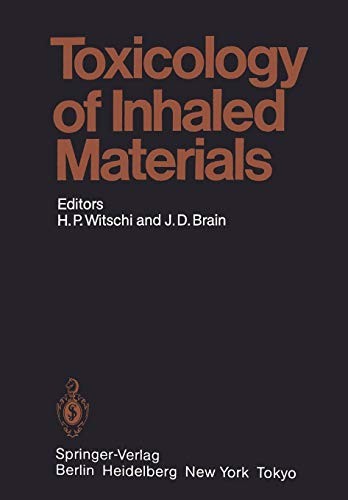 Cover for Toxicology of Inhaled Materials