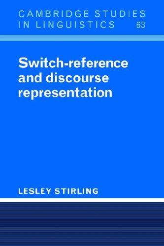 Cover for Switch-Reference and Discourse Representation (Cambridge Studies in Linguistics)