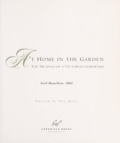 Cover for At home in the garden