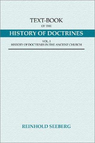 Cover for Text-Book of the History of Doctrines