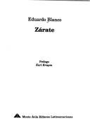 Cover for Zárate