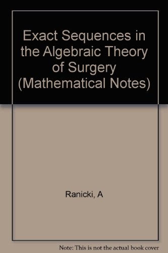 Cover for Exact sequences in the algebraic theory of surgery