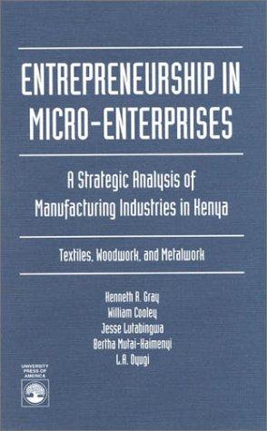 Cover for Entrepreneurship in micro-enterprises