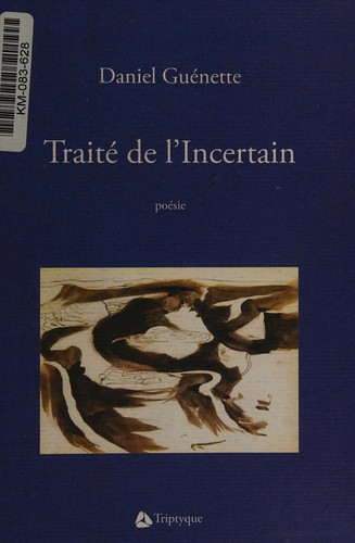 Cover for Traité de l'incertain
