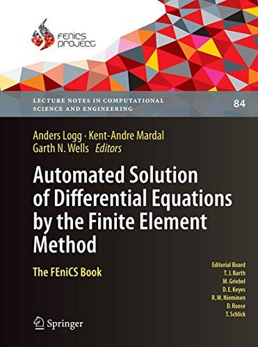 Cover for Automated Solution of Differential Equations by the Finite Element Method