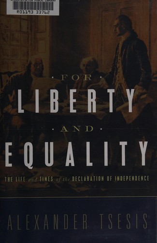 Cover for For liberty and equality