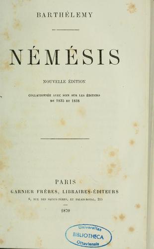 Cover for Némésis