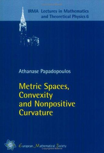 Cover for Metric Spaces, Convexity and Nonpositive Curvature (IRMA Lectures in Mathematics & Theoretical Physics)
