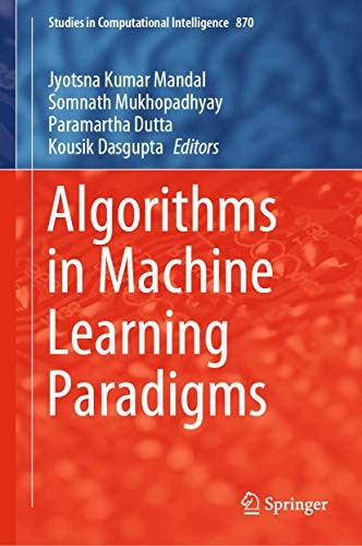Cover for Algorithms in Machine Learning Paradigms