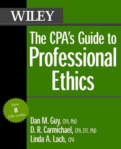 Cover for The Cpa's Guide to Professional Ethics