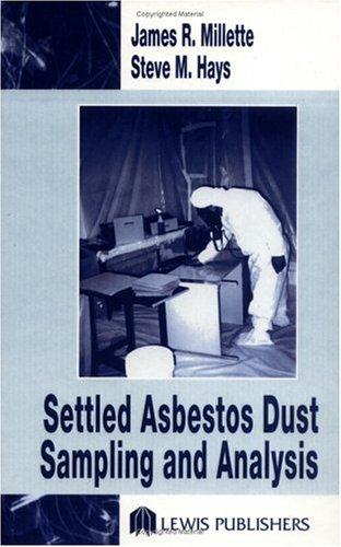 Cover for Settled asbestos dust sampling and analysis