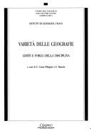 Cover for Varietà delle geografie