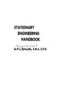 Cover for Stationary engineering handbook