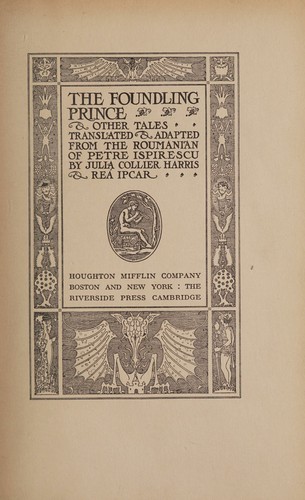 Cover for The foundling prince