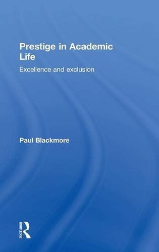 Cover for Prestige in Academic Life