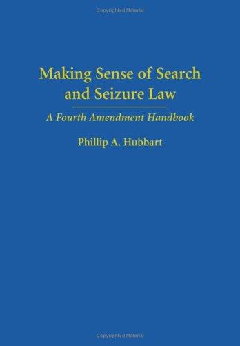Cover for Making sense of search and seizure law