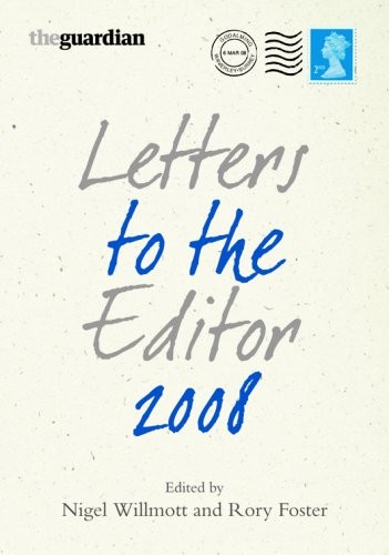 Cover for Letters to the Editor 2008 2008