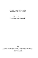 Cover for Raumordnung