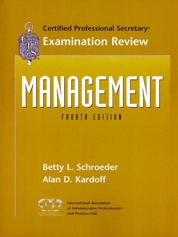 Cover for CPS Examination Review for Management (4th Edition)