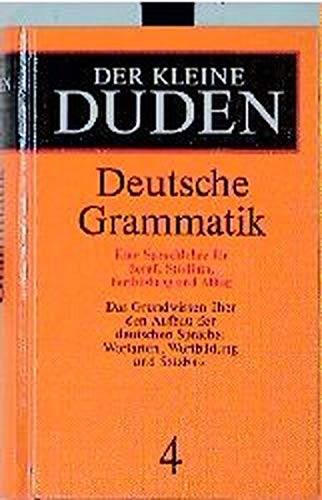 Cover for Der Kleine Duden: Deutsche Grammatik