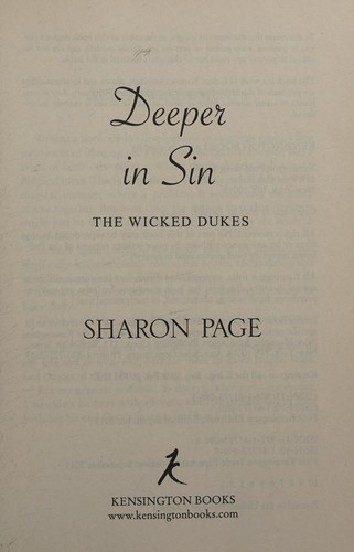 Cover for Deeper in sin