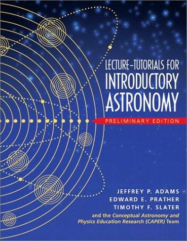Cover for Lecture Tutorials for Introductory Astronomy - Preliminary Version